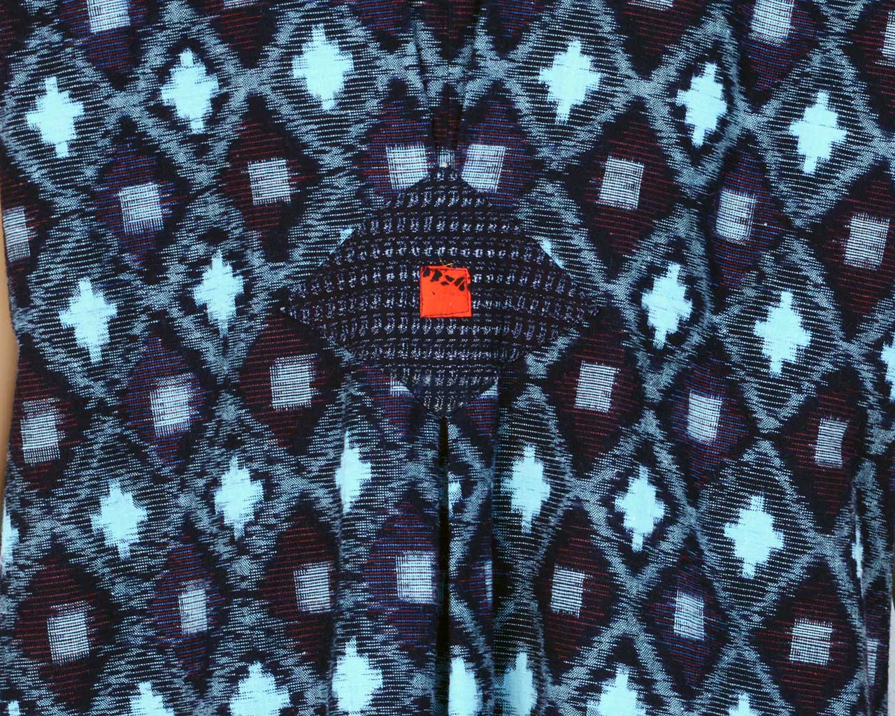 Kurume Kasuri indigo-dyed dress