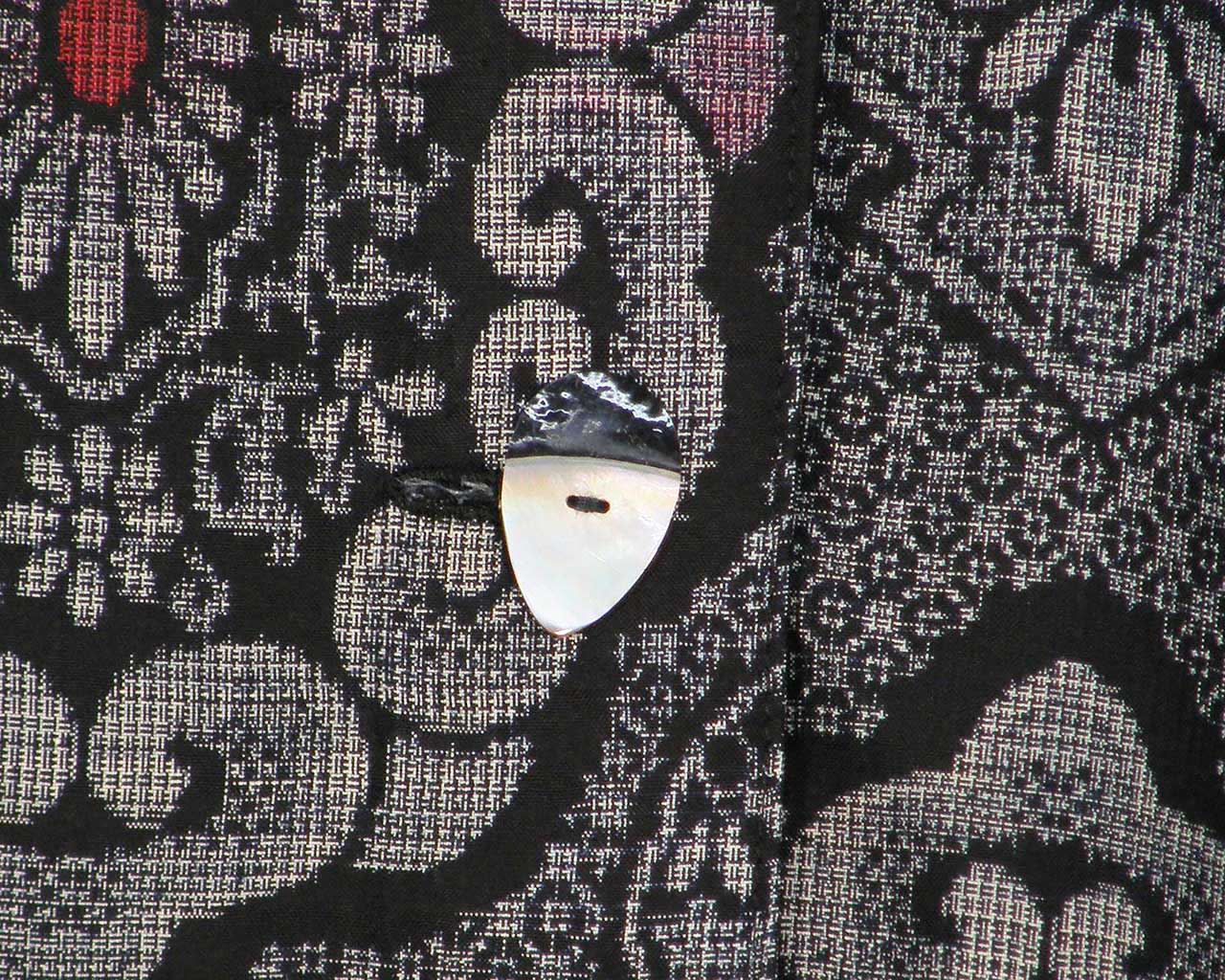 Mud Oshima Ryugo Warikomi Kasuri Coat