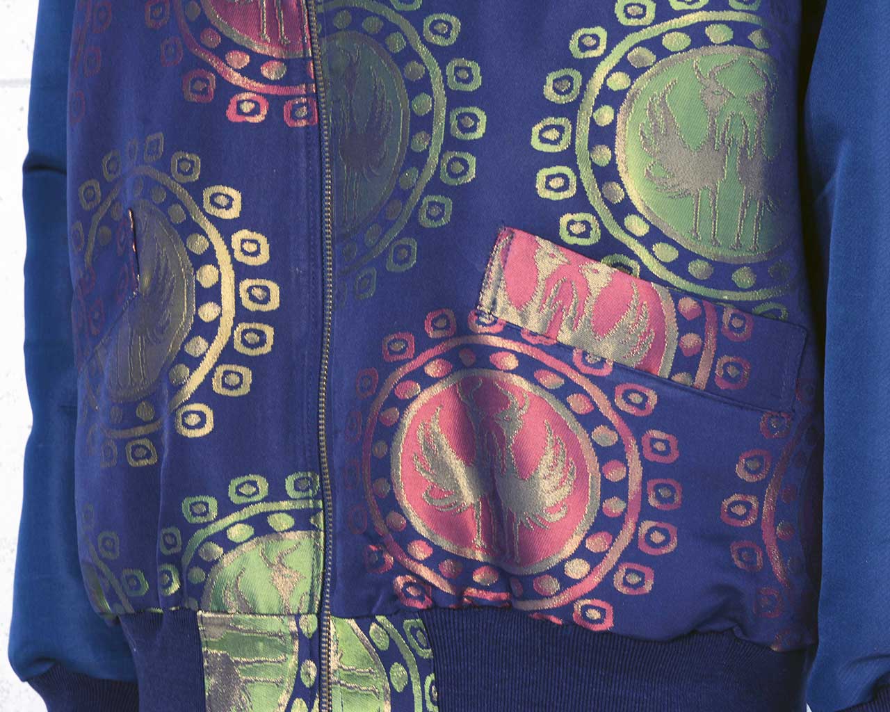 Kimono jacket with fireworks