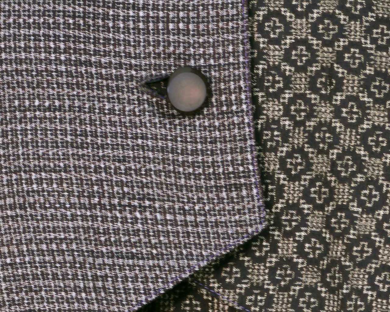 Mud Oshima Tsumugi Set-up Vest