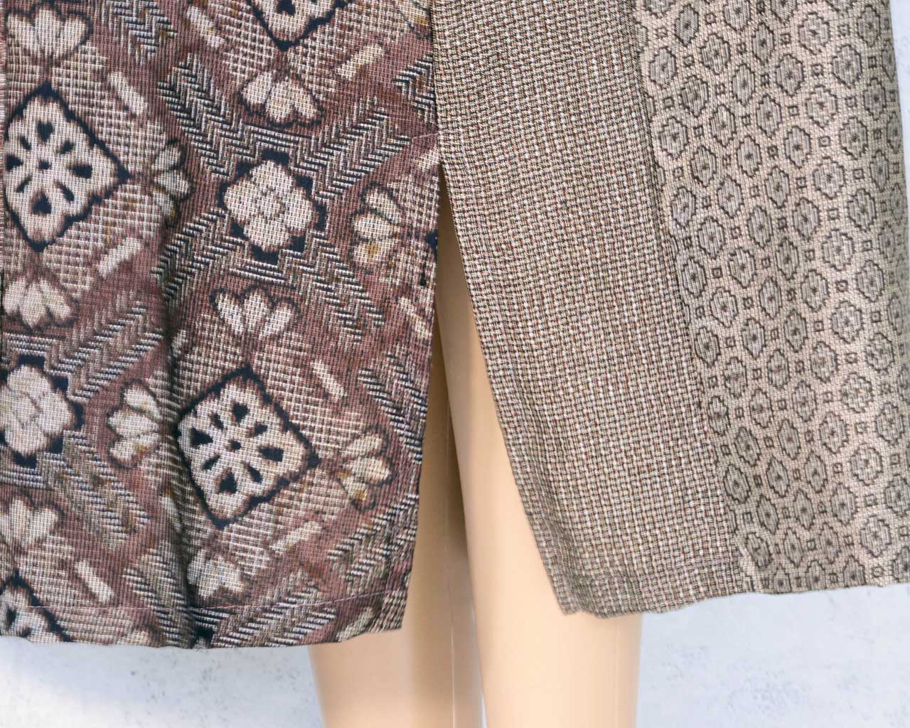 Kimono Remake Skirt of Oshima Tsumugi and Ryugo Tsumugi