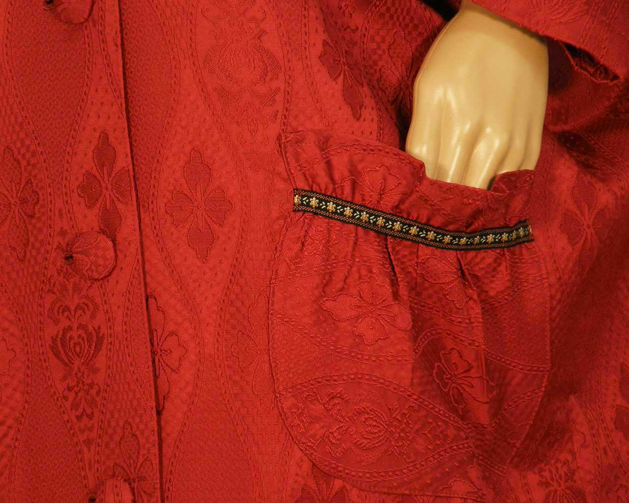 Tombi-shaped coat of kimono coat fabric
