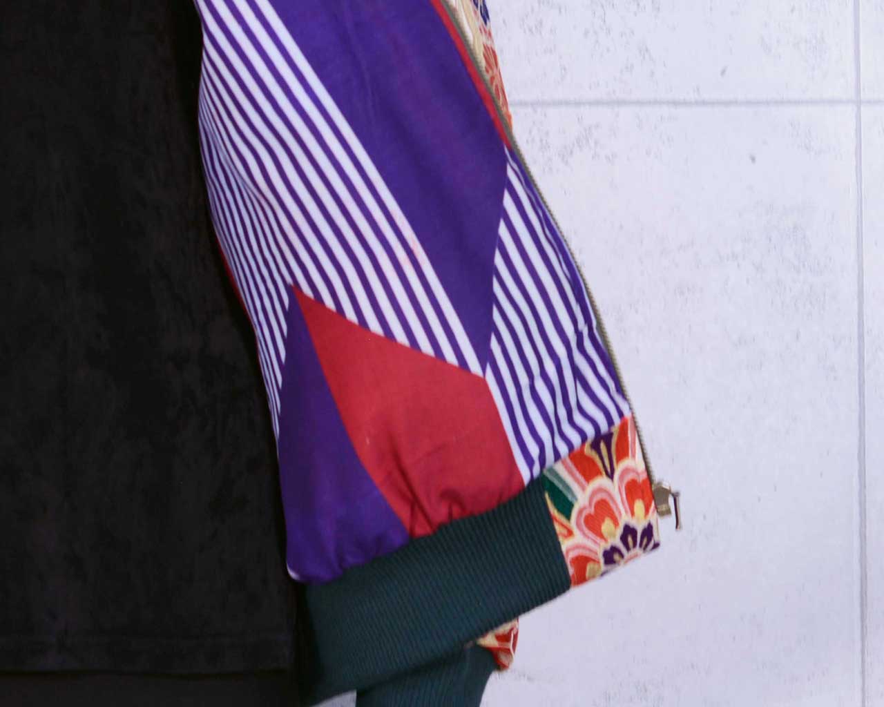 Colorful Kimono Remake Blouson
