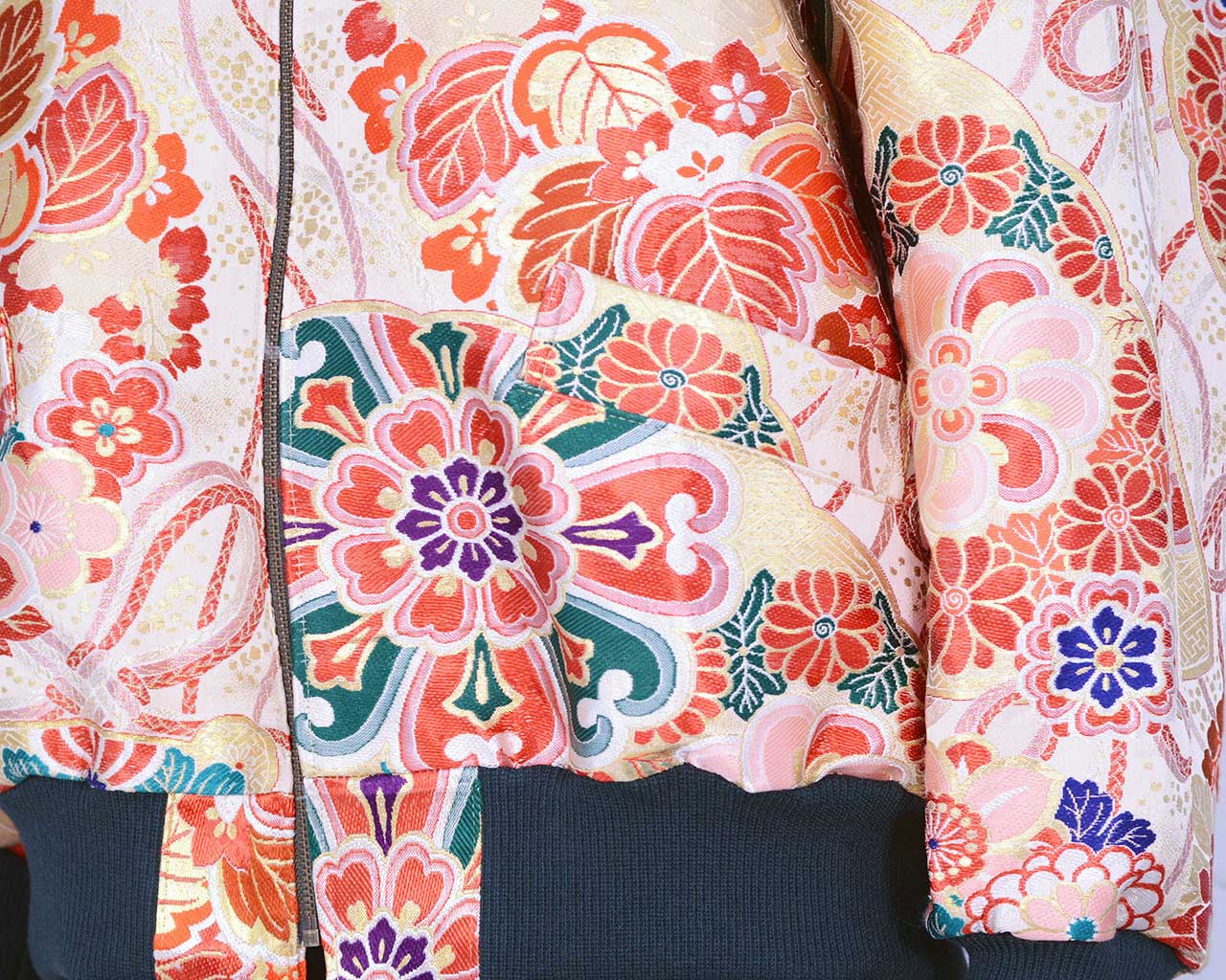 Colorful Kimono Remake Blouson