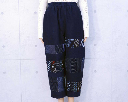 Kurume Kasuri and old indigo-dyed pants