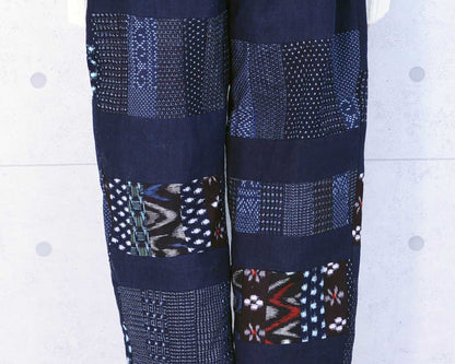 Kurume Kasuri and old indigo-dyed pants
