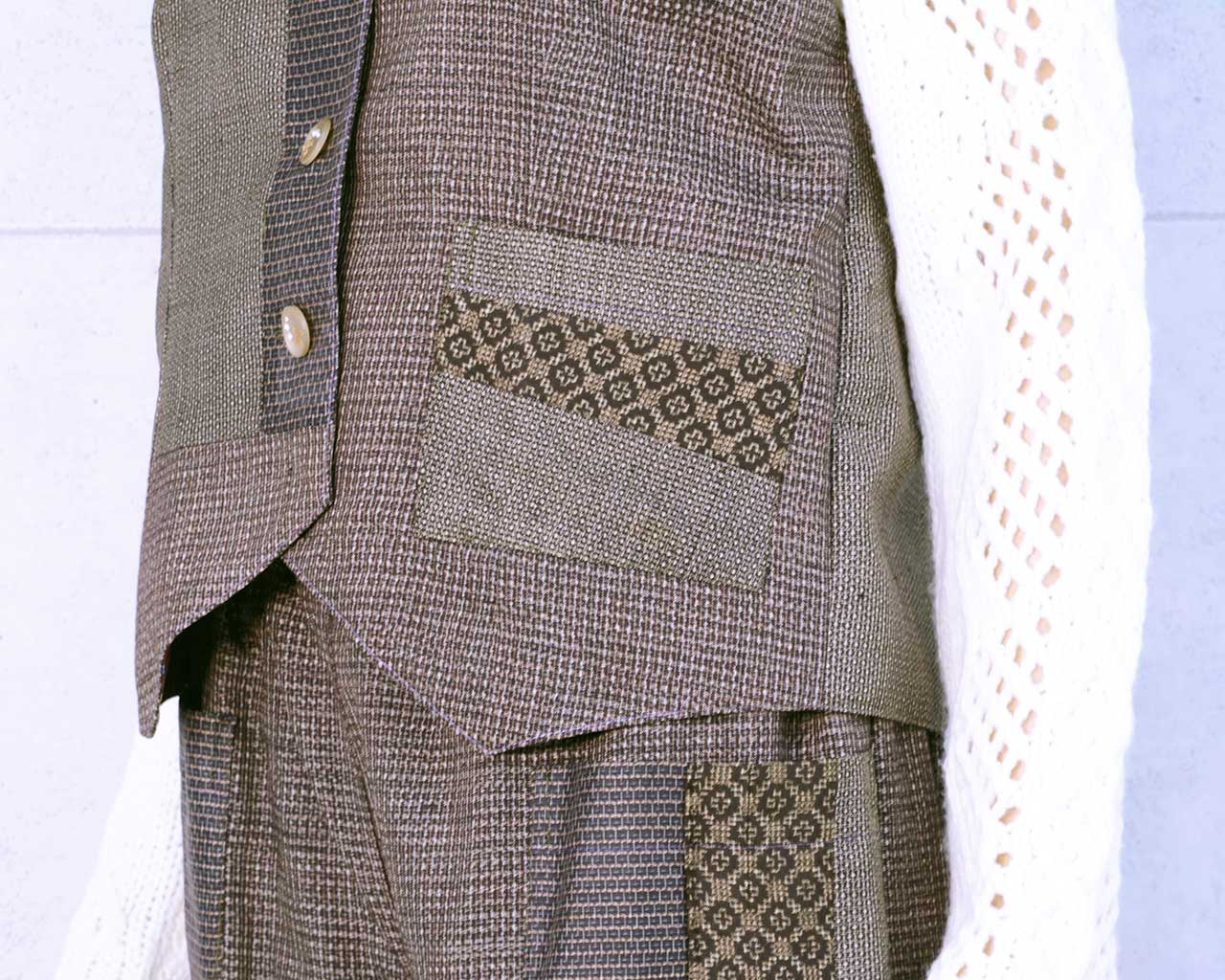 Vintage Remake Vest Tailored Jacket