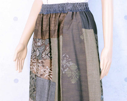 Kimono Remake Skirt of Oshima Tsumugi and Ryugo Tsumugi